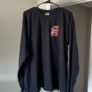 Miller High Life Milwaukee Brewery Motorcycle Long Sleeve T Shirt